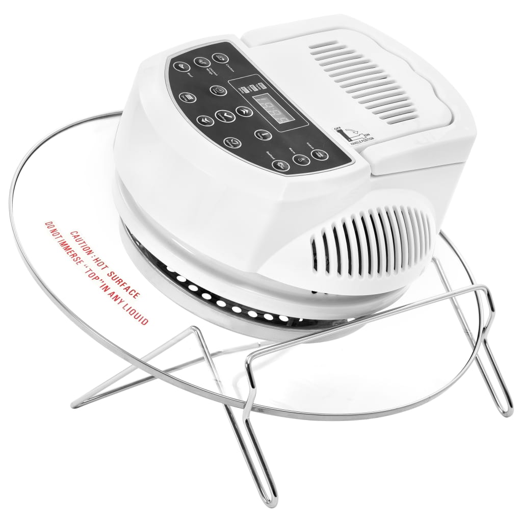 Vidaxl heißer Ofen mit Ausdehnungsring und Timer 1400 W 17 l