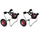 VIDAXL KAYAKTROLLEY 2 ST ALUMINUM