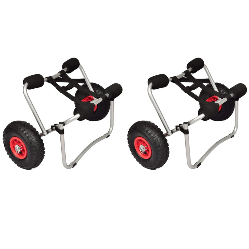 VIDAXL KAYAKTROLLEY 2 ST ALUMINUM