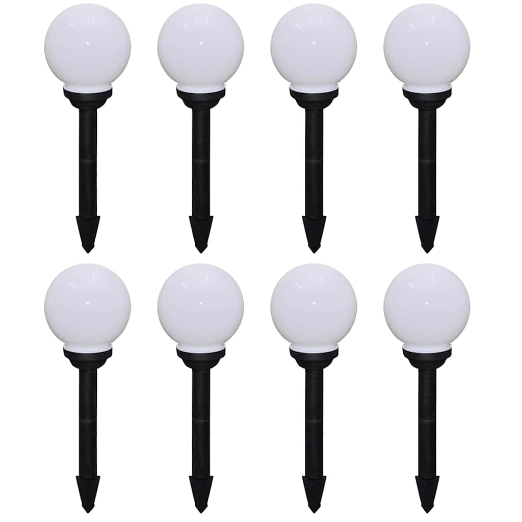 Vidaxl Garden Pad Lampen 8 STs mit Bodennadel LED 15 cm