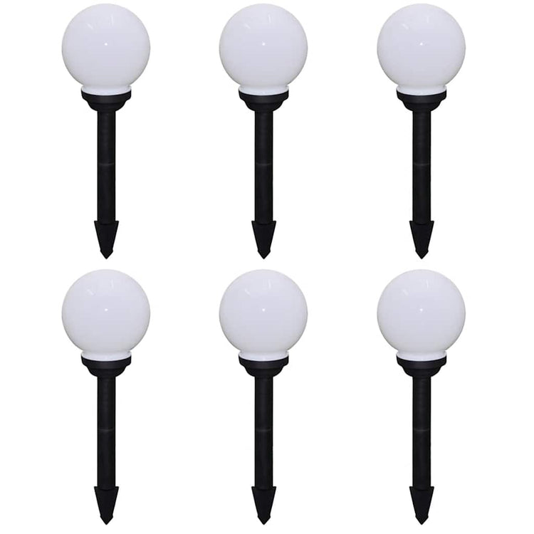 Vidaxl Gartenpfadlampen 6 STs mit Bodennadel LED 20 cm