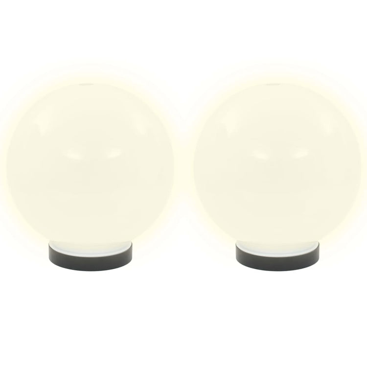 Vidaxl LED -Lampenlampen 4 Stcs rund 20 cm PMMA