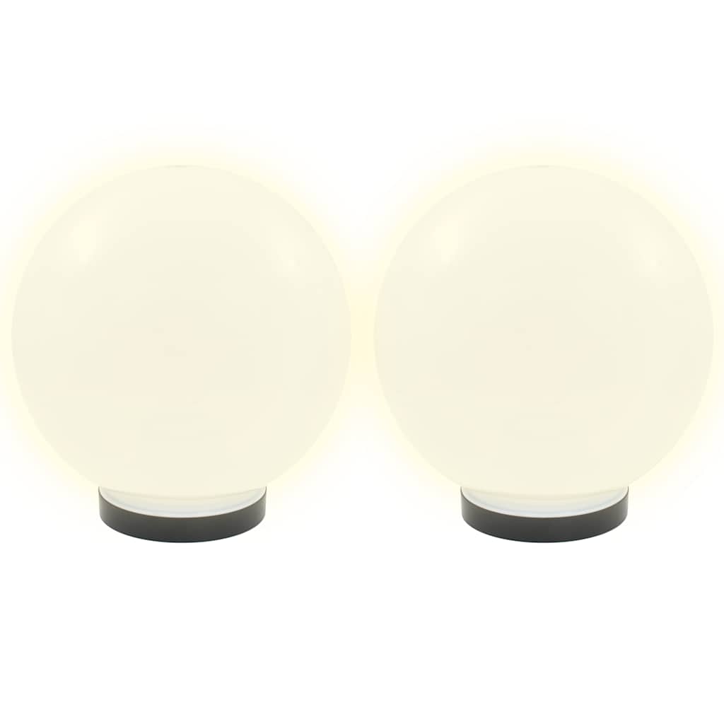 Vidaxl LED -Lampenlampen 4 Stcs rund 25 cm PMMA