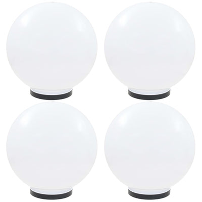 VIDAXL LED -Lampenlampen 4 Stcs rund 40 cm PMMA