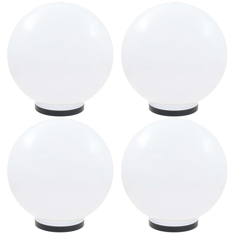 VIDAXL LED -Lampenlampen 4 Stcs rund 40 cm PMMA