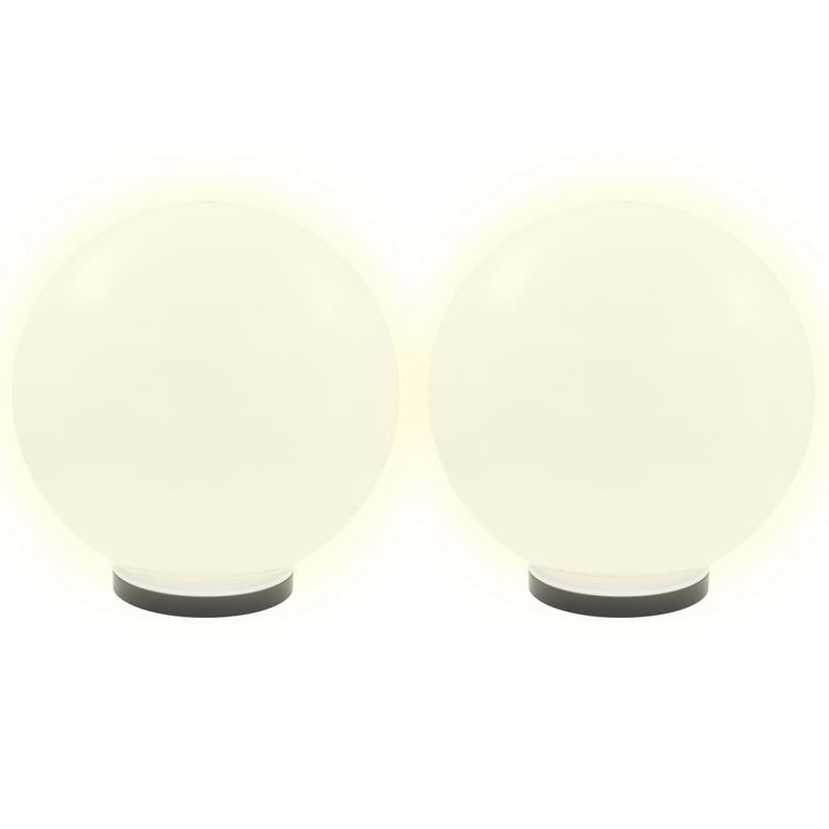VIDAXL LED -Lampenlampen 4 Stcs rund 40 cm PMMA