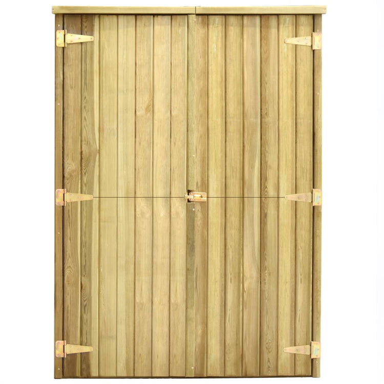 Vidaxl Garden Shed 123x50x171 cm imprägniertes Kiefernholz