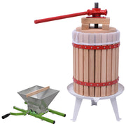 VIDAXL 2-teilige Früchte Weinpresse mit Pistil-Set - afbeelding 1