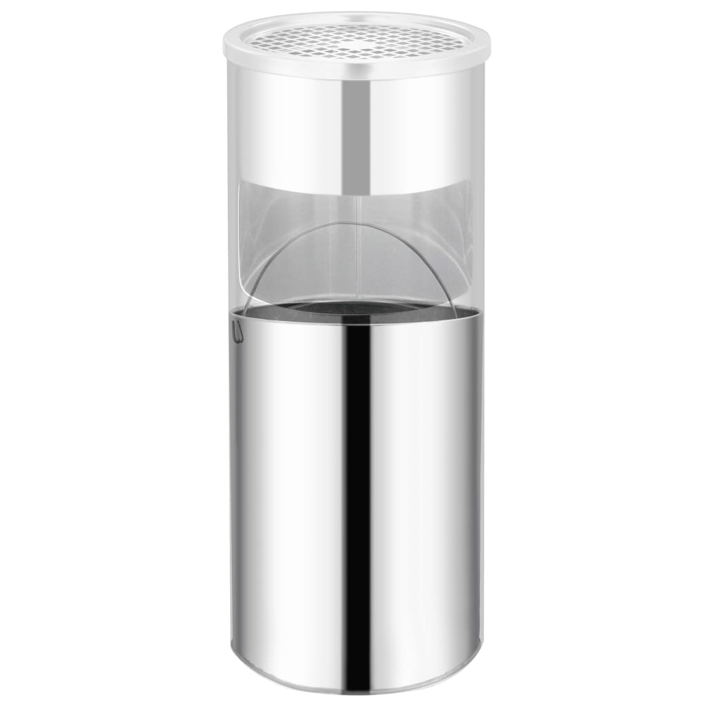 Vidaxl Aschenbecher Trash Hotel 30 l Edelstahl