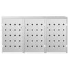 Vidaxl Container Aufbewahrung Triple 240 L Edelstahl