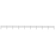 Vidaxl Gartenzaun mit Spears Top 15,3x0,6 M Stahl Schwarz - afbeelding 1