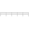 Vidaxl Gartenzaun mit Spears Top 8,5 x 0,8 m Stahl schwarz