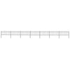 Vidaxl Gartenzaun mit Spears Top 11,9x0,8 m Stahl schwarz