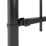 Vidaxl Gartenzaun mit Spears Top 6,8x1,2 m Stahl schwarz - afbeelding 3