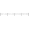 Vidaxl Gartenzaun mit Spears Top 13,6x1,2 m Stahl schwarz