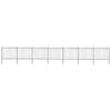 Vidaxl Gartenzaun mit Spears Top 11,9x1,5 m Stahl schwarz