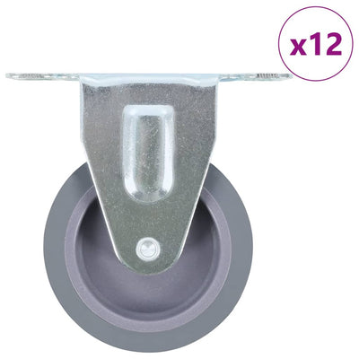 VIDAXL 12 ST Räder 75 mm festgelegt