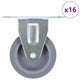 VIDAXL 16 ST Räder 75 mm festgelegt