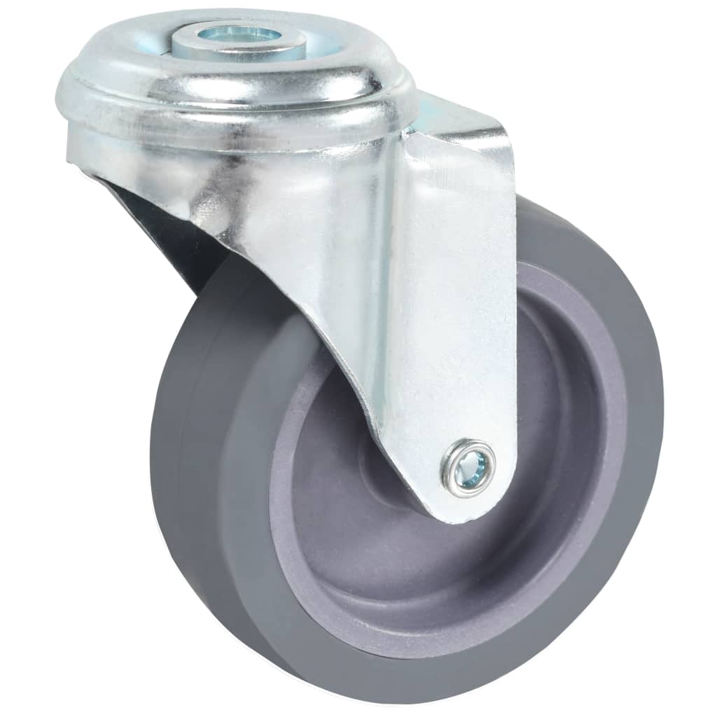 Vidaxl 12 Lenkrollen mit Bolzenlöchern 75 mm
