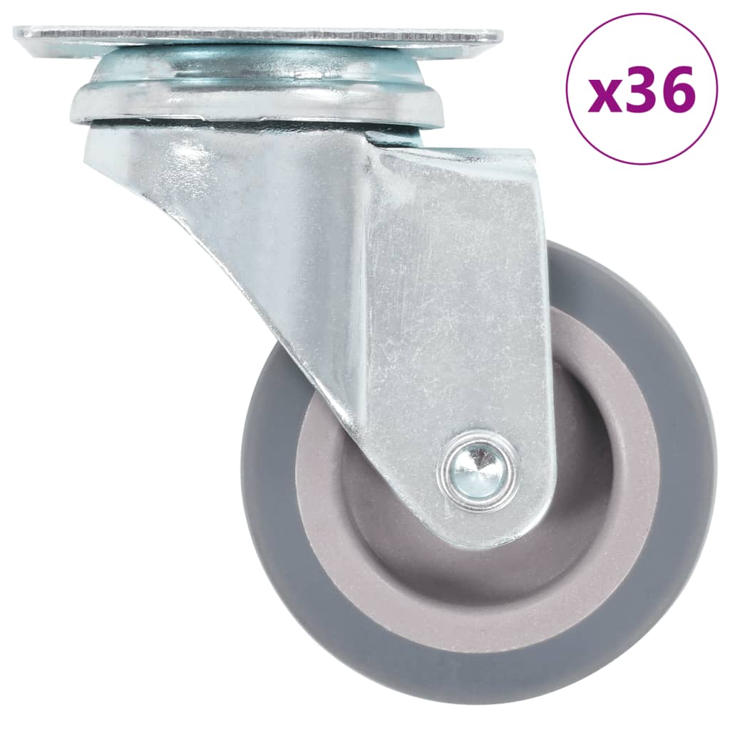 VIDAXL 36 ST Schwenkräder 50 mm