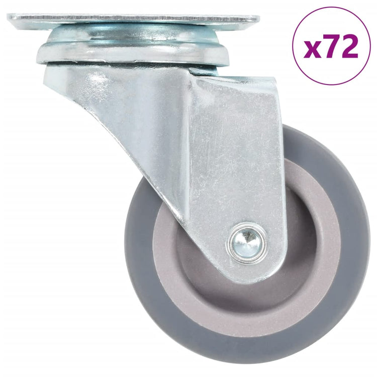 VIDAXL 72 ST Schwenkräder 50 mm