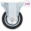 VIDAXL 12 ST Räder 75 mm festgelegt