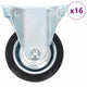 VIDAXL 16 ST Räder 75 mm festgelegt