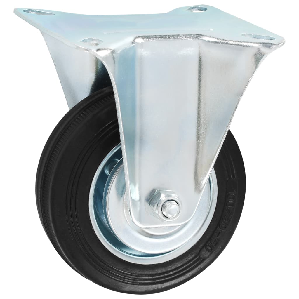 Vidaxl 8 Stück Räder fest 100 mm