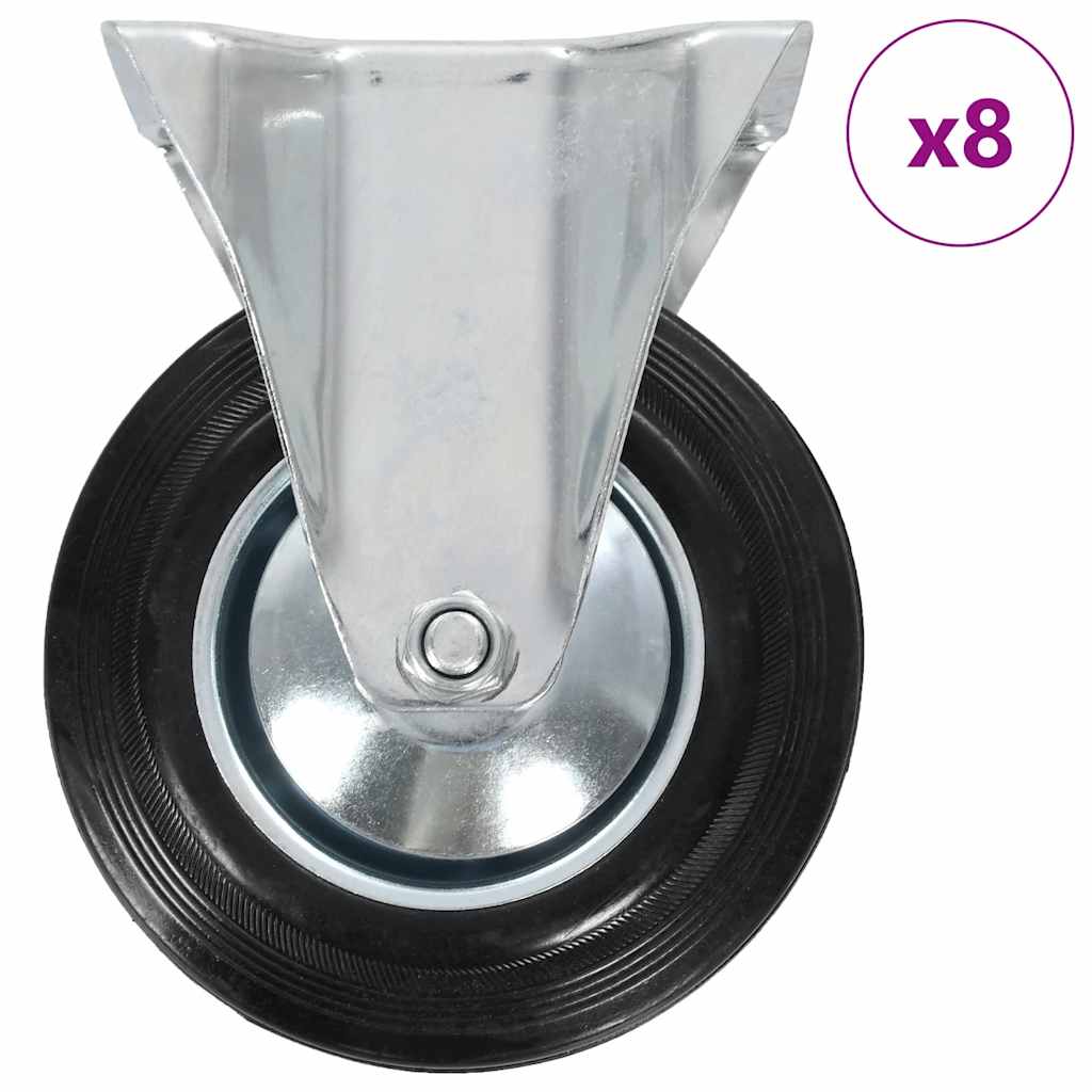Vidaxl 8 Stück Räder fest 160 mm