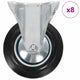 Vidaxl 8 Stück Räder fest 160 mm