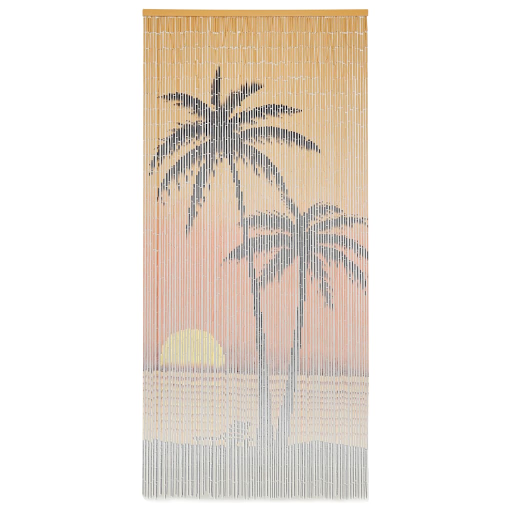 Vidaxx Fliegenvorhang 90x200 cm Bambus