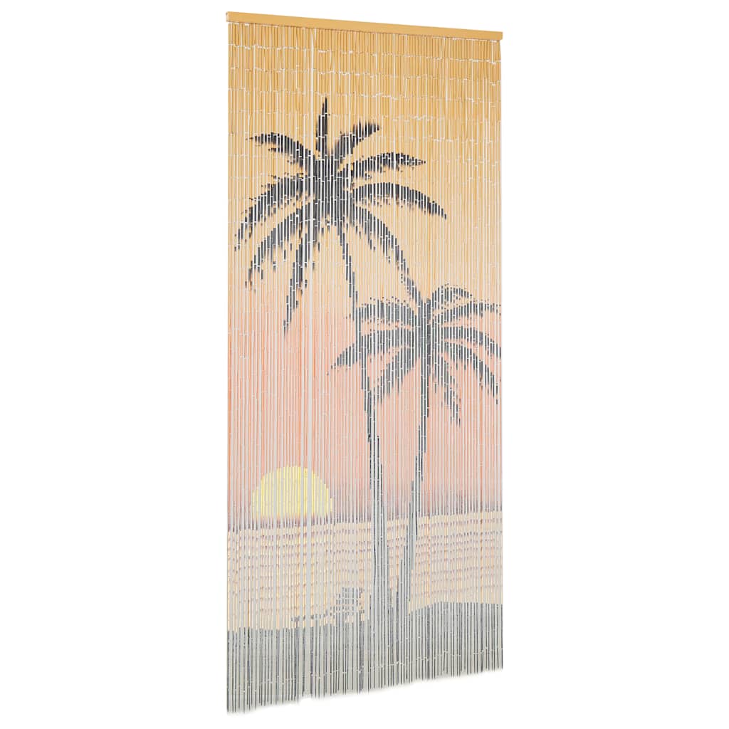 Vidaxx Fliegenvorhang 90x200 cm Bambus