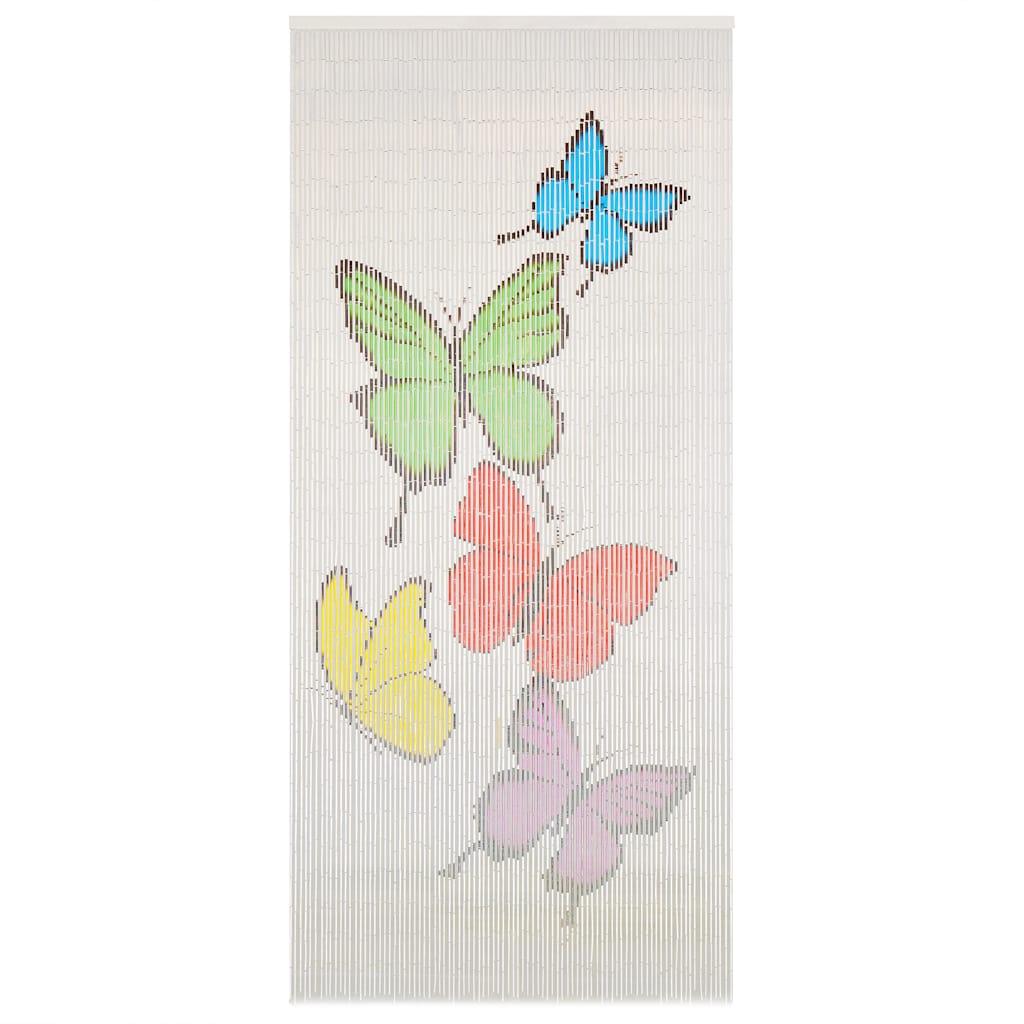 Vidaxl Fly Vorhang 90x200 cm Bambus