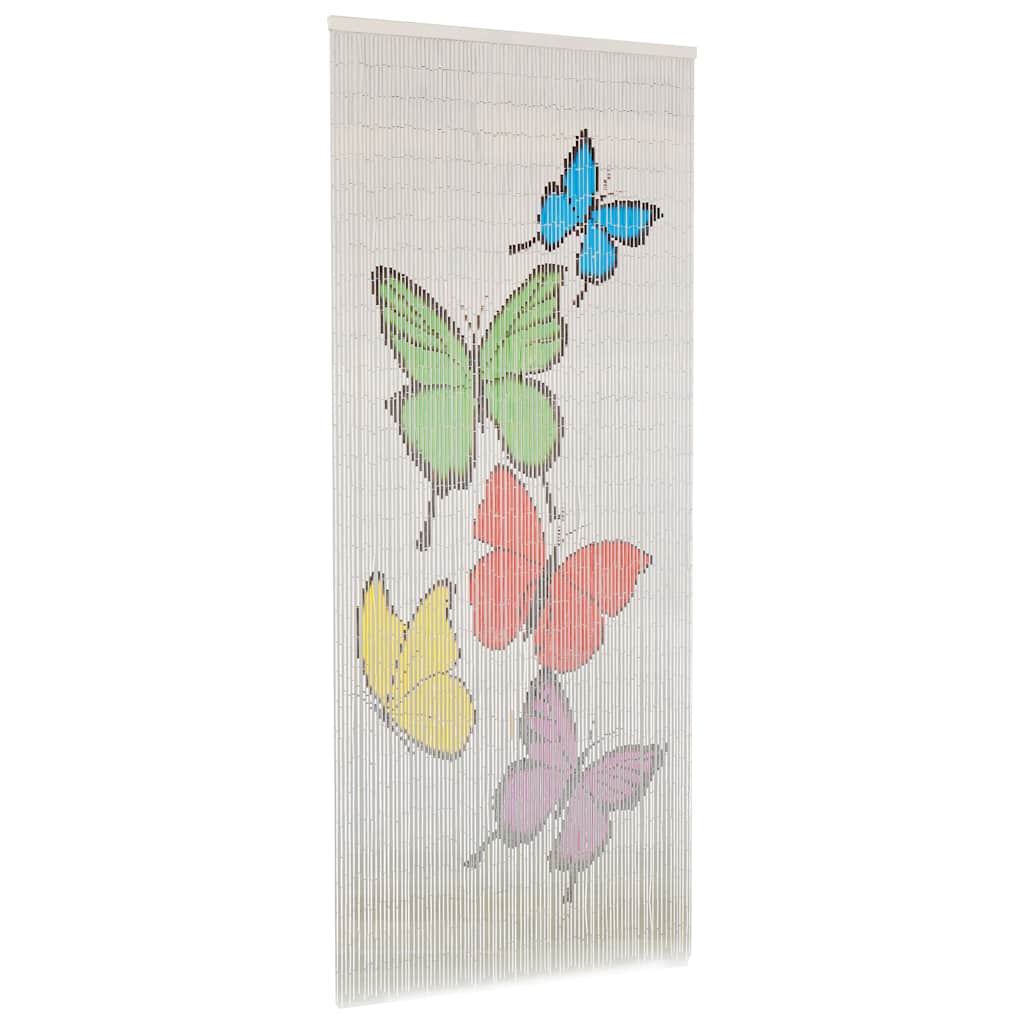 Vidaxl Fly Vorhang 90x200 cm Bambus