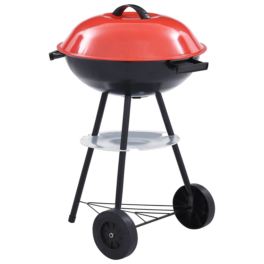 Vidaxl Bullet Barbecue Charcoal mit Rädern xxl 44 cm