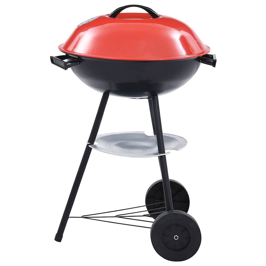 Vidaxl Bullet Barbecue Charcoal mit Rädern xxl 44 cm