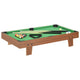 Vidaxl Minipool Tabelle 3 Fuß 92x52x19 cm braun und grün
