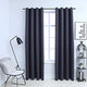 VIDAXL -Vorhänge Blackout mit Ringen 2 ST 140x225 cm Anthrazit