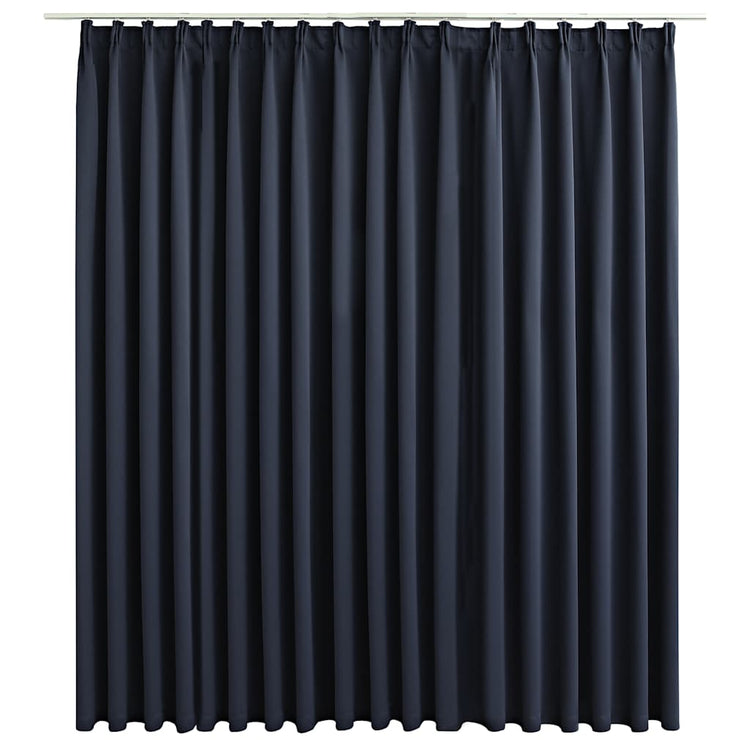 Vidaxl -Vorhang Blackout mit Haken 290x245 cm Anthrazit