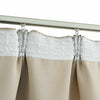 VIDAXL -Vorhänge Blackout mit Haken 2 ST 140x175 cm Beige