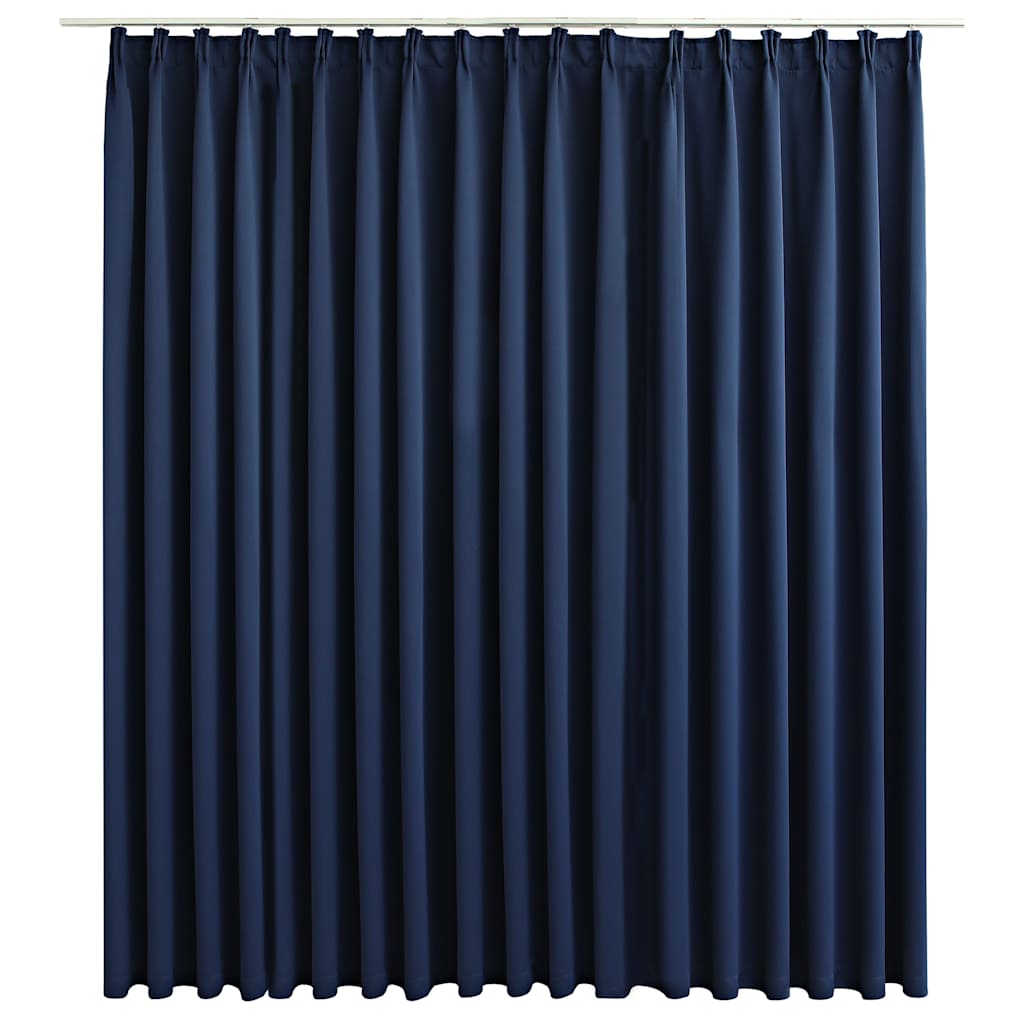 Vidaxl -Vorhang mit Haken 290x245 cm blau