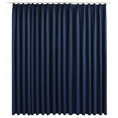 Vidaxl -Vorhang mit Haken 290x245 cm blau