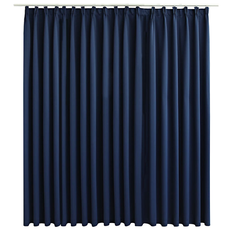 Vidaxl -Vorhang mit Haken 290x245 cm blau
