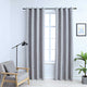 VIDAXL -Vorhang mit Metallringen 2 ST 140x175 cm Grau