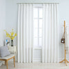 VIDAXL -Vorhänge verdunkeln sich mit Haken 2 St 140x175 cm weiß gebrochen