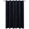 Vidaxl Vorhang Blackout mit Ringen 290x245 cm Samt schwarz