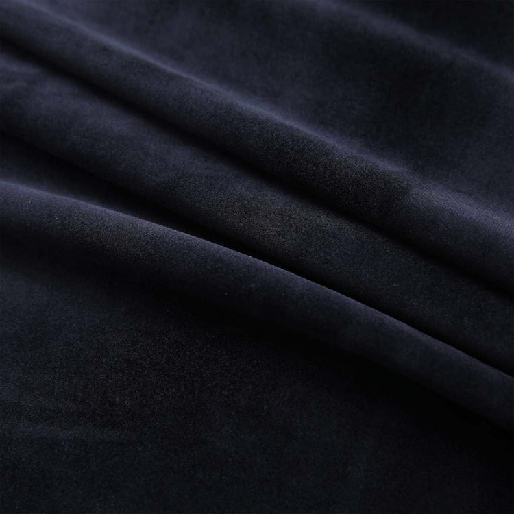 Vidaxl Vorhang Blackout mit Ringen 290x245 cm Samt schwarz