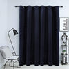 Vidaxl Vorhang Blackout mit Ringen 290x245 cm Samt schwarz