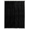 Vidaxl Vorhang Blackout mit Haken 290x245 cm Samt schwarz