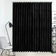 Vidaxl Vorhang Blackout mit Haken 290x245 cm Samt schwarz